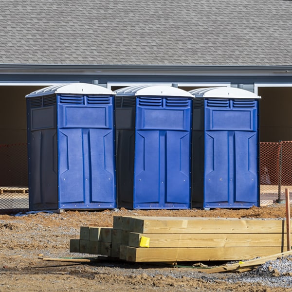is there a specific order in which to place multiple porta potties in Sun Valley NV